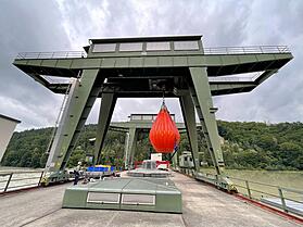 Portalkran 30t Lasttest